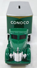 Load image into Gallery viewer, Ertl Conoco 1948 Tractor Trailer Bank Ltd Ed 1992 w/key Die cast Truck #6 #7573
