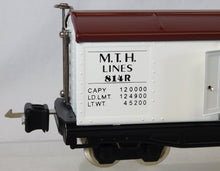 Load image into Gallery viewer, MTH 10-3008 Tinplate Traditions 814R Reefer White/Brown 800 Series O C-8 BOXED