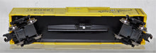 Load image into Gallery viewer, Menards 8535 Frisco Boxcar Yellow w/Silver roof SL-SF trad 027 C-8 Lionel compatible O gauge