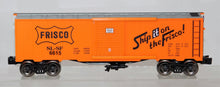 Load image into Gallery viewer, Menards 6615 Frisco Boxcar Orange w/silver roof SL-SF trad 027 C-8 Lionel compat