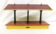 Load image into Gallery viewer, Lionel #155 Standard Gauge Freight Shed Lighted Restored Tinplate lighted 18" Long
