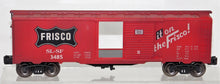 Load image into Gallery viewer, Menards 3485 Frisco Boxcar Weathered red SL-SF 027 traditional C-8 Lionel compat