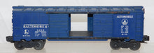 Load image into Gallery viewer, Lionel 6468 Baltimore & Ohio Auto DD BoxCar boxed dk blue w/ BOX B&O 50s Postwar
