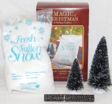 Load image into Gallery viewer, Department 56 #404218 Magic Landsscape Kit 4pc set Christmas Trees Snow street