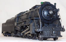 Load image into Gallery viewer, Lionel 736 Berkshire 2-8-4 steam engine & 2046W whistling tender 1951 3 pane cab windows Early version
