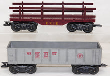 Load image into Gallery viewer, Marx 33222 Odd# 1950s  Deluxe Diesel Switcher Freight Set ATSF yellow cattle car