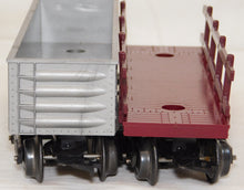Load image into Gallery viewer, Marx 33222 Odd# 1950s  Deluxe Diesel Switcher Freight Set ATSF yellow cattle car