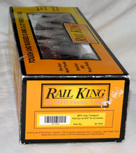 Load image into Gallery viewer, MTH 30-7624 Auto Transport Flat Car with Two Ertl diecast 1964 Corvettes car