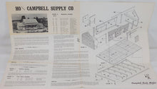 Load image into Gallery viewer, Campbell #363 HO scale Campbell Supply Complete HO scale Kit sealed bags Vintage