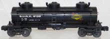 Load image into Gallery viewer, Lionel 9138 Sunoco triple dome Tank Car Black 1978 from Service Station Set O