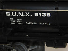 Load image into Gallery viewer, Lionel 9138 Sunoco triple dome Tank Car Black 1978 from Service Station Set O