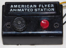 Load image into Gallery viewer, American Flyer 766 Animated Guilford Passenger Station + 735 Car People Button S