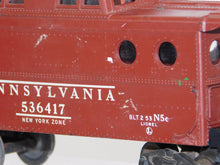 Load image into Gallery viewer, Lionel 6417 Tuscan N5C Pennsylvania Railroad Caboose Postwar O Lighted 1950s
