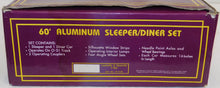 Load image into Gallery viewer, MTH 20-6120 Louisville Nashville 60' Painted Aluminum Passenger Sleeper/Diner Add On Set 15"