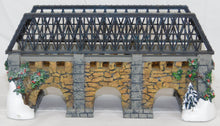 Load image into Gallery viewer, Department 56 Village Stone Trestle Bridge #52647 Display Layout Christmas Snow