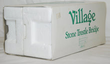 Load image into Gallery viewer, Department 56 Village Stone Trestle Bridge #52647 Display Layout Christmas Snow