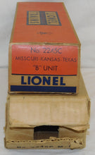 Load image into Gallery viewer, Lionel 2245 Texas Special F3 AB diesel MKT Katy Postwar F-3 w/boxes Super Clean Postwar