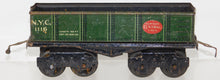 Load image into Gallery viewer, American Flyer 1116 PREWAR O Gauge New York Central 8 wheel Gondola Sand Car 20s