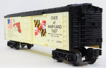Load image into Gallery viewer, Lionel 6-7607 State of Maryland Box Car Spirit of 76 Bicentennial colony 1976