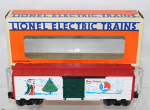 Load image into Gallery viewer, Lionel 6-19945 1996 O Gauge Merry Christmas Box Car Santa Claus Tree Holiday USA