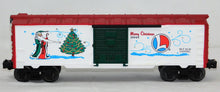 Load image into Gallery viewer, Lionel 6-19945 1996 O Gauge Merry Christmas Box Car Santa Claus Tree Holiday USA