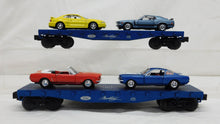 Load image into Gallery viewer, Lionel 6-21953 Ford Mustang Train Set GP-7 Diesel +flats w/ diff Mustangs "1965"