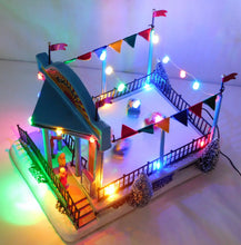 Load image into Gallery viewer, Crosslight CV120 Holiday Village Rudolph's Bumper Cars Musical Animated Lited C7