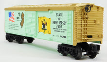 Load image into Gallery viewer, Lionel 6-7603 State of New Jersey Box Car Spirit of 76 Bicentennial colony 1976