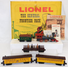 Load image into Gallery viewer, Lionel 1800 General Frontier Gift Pack BOXED SET w/ htf booklet CLEAN runs 1959