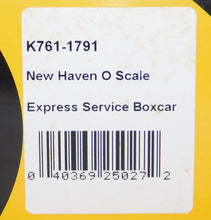 Load image into Gallery viewer, K-Line K761-1791 New Haven Express Boxcar 36000 O scale 1/48 Boxed 2002 NH 3rail