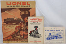 Load image into Gallery viewer, Lionel 1800 General Frontier Gift Pack BOXED SET w/ htf booklet CLEAN runs 1959