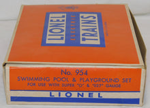 Load image into Gallery viewer, Lionel 954 Swimming Pool & Playground Set Original 1959 BOXED COMPLETE w/instr O/S PW