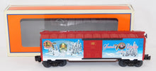 Load image into Gallery viewer, Lionel 6-39332 Christmas Boxcar 2010 Holiday O gauge snow 027 Season's Greetings