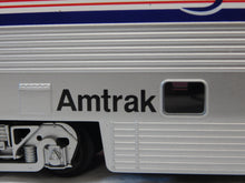 Load image into Gallery viewer, MTH Premier 20-6542 Amtrak 5 Stripe Phase IV 70' Superliner Transitional Sleeper Step Crack