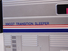 Load image into Gallery viewer, MTH Premier 20-6542 Amtrak 5 Stripe Phase IV 70' Superliner Transitional Sleeper Step Crack