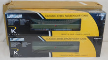 Load image into Gallery viewer, K-Line K-4650C Northern Pacific 21" Aluminum Passenger 2 car addOn SEALED & SCARCE