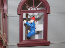 Load image into Gallery viewer, MTH RailKing 30-9112 Operating Firehouse Engine Company 208 Yellow Fire engine