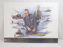 Load image into Gallery viewer, Vision to Reality Bill Dale Bell Helicopter Ltd Print 1984 12"x9" Employee Sp Ed