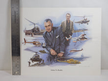 Load image into Gallery viewer, Vision to Reality Bill Dale Bell Helicopter Ltd Print 1984 12"x9" Employee Sp Ed