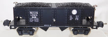 Load image into Gallery viewer, MTH 10-3007 Tinplate Traditions Black w/Nickel Trim 816 O Gauge Hopper Operating hatches