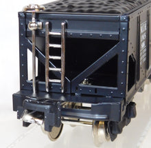 Load image into Gallery viewer, MTH 10-3007 Tinplate Traditions Black w/Nickel Trim 816 O Gauge Hopper Operating hatches