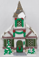Load image into Gallery viewer, Department 56 #5358-8 Hide-A-Way Hollow Woodland Chapel Wood Open Back D56 Xmas