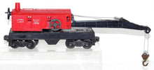 Load image into Gallery viewer, Lionel 6560 Red Bucyrus Erie Crane Operates Works BLANK base SCARCE 1950s