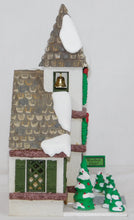 Load image into Gallery viewer, Department 56 #5358-8 Hide-A-Way Hollow Woodland Chapel Wood Open Back D56 Xmas