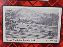 Load image into Gallery viewer, Campbell #425 HO KIOWA TRACKSIDE DETAILS No. 1 Complete Wood Kit NOS UNOPENED