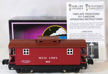 Load image into Gallery viewer, MTH 10-3004 Tinplate Traditions 817 Caboose Red/Brown 800 Series O Gauge C-8