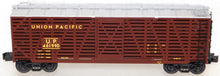 Load image into Gallery viewer, K-Line K763-2111 Union Pacific Stock Car UP #48199D 1/48 O Scale Brown/Silver