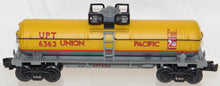 Load image into Gallery viewer, K-Line K-6362 Union Pacific Tank Car UP 6362 1/48 OScale Yellow diecast frame C7
