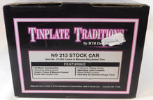Load image into Gallery viewer, MTH 10-3005 Tinplate Traditions #813 Brown Stock Car O Gauge Boxed C-7+