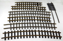 Load image into Gallery viewer, Aristocraft 7 sections G scale Misc Wider radius Curved Track USED outdoors gaug